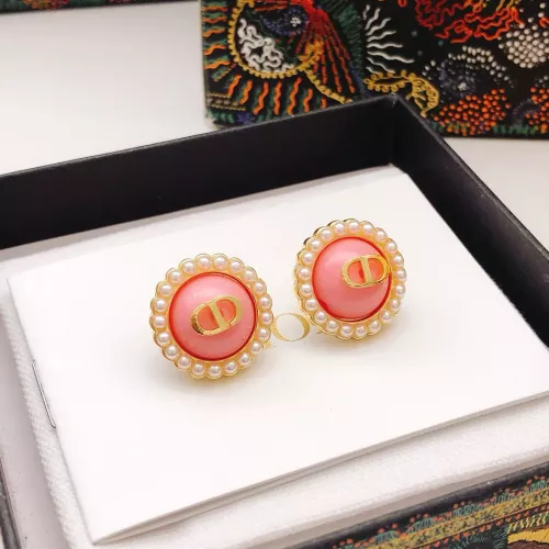 Replica Christian Dior Earrings For Women #1372802 $27.00 USD for Wholesale