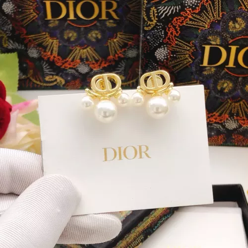 Replica Christian Dior Earrings For Women #1372814 $29.00 USD for Wholesale