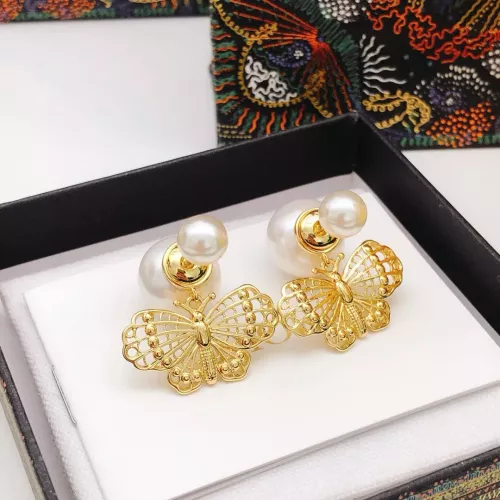 Replica Christian Dior Earrings For Women #1372816 $29.00 USD for Wholesale