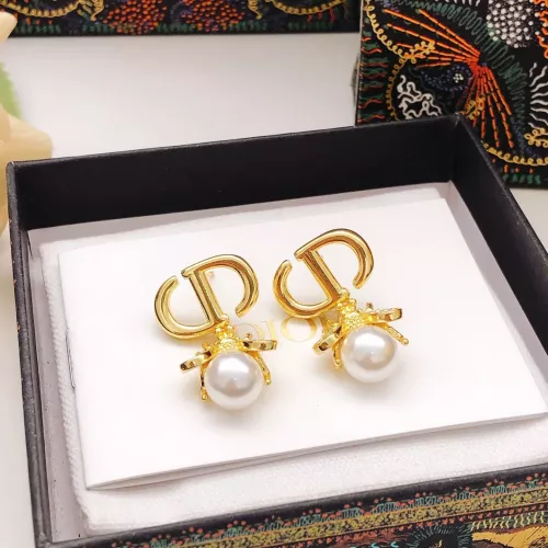 Replica Christian Dior Earrings For Women #1372825 $29.00 USD for Wholesale