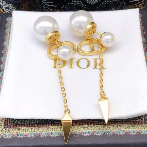 Replica Christian Dior Earrings For Women #1372828 $27.00 USD for Wholesale