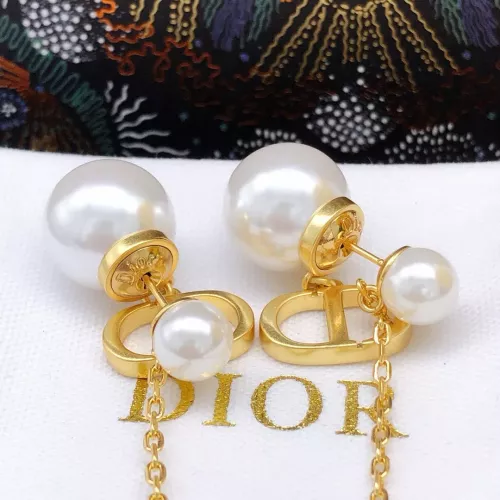 Replica Christian Dior Earrings For Women #1372828 $27.00 USD for Wholesale