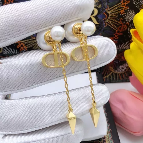 Replica Christian Dior Earrings For Women #1372828 $27.00 USD for Wholesale
