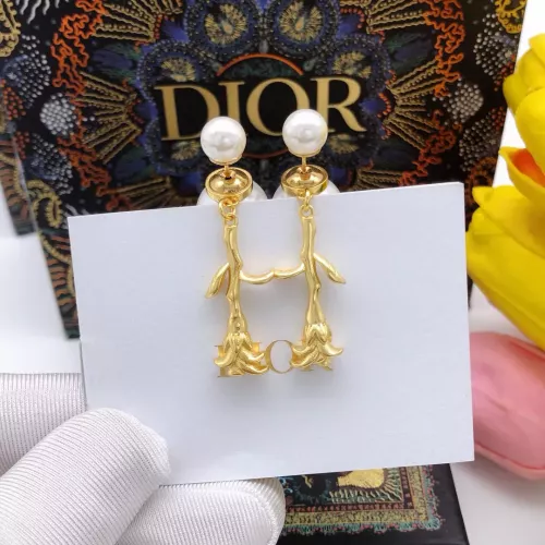 Replica Christian Dior Earrings For Women #1372829 $27.00 USD for Wholesale