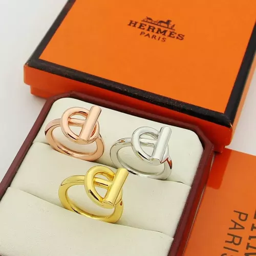 Replica Hermes Rings In Gold For Unisex #1372846 $25.00 USD for Wholesale