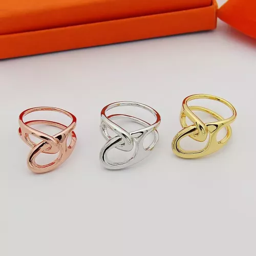 Replica Hermes Rings For Unisex #1372847 $25.00 USD for Wholesale