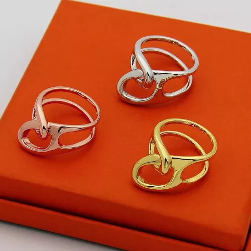 Replica Hermes Rings For Unisex #1372847 $25.00 USD for Wholesale