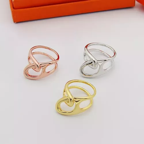 Replica Hermes Rings For Unisex #1372847 $25.00 USD for Wholesale