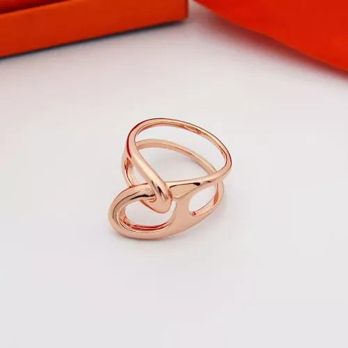 Hermes Rings In Rose Gold For Unisex #1372848 $25.00 USD, Wholesale Replica Hermes Rings