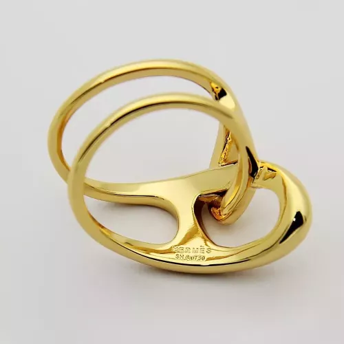 Replica Hermes Rings In Gold For Unisex #1372849 $25.00 USD for Wholesale