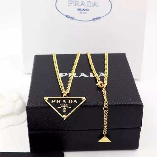 Prada Necklaces #1372902 $25.00 USD, Wholesale Replica Prada Necklaces