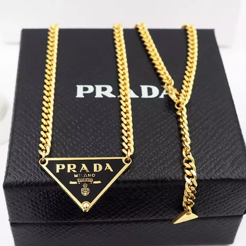 Prada Necklaces #1372904 $25.00 USD, Wholesale Replica Prada Necklaces
