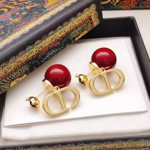 Replica Christian Dior Earrings For Women #1372941 $29.00 USD for Wholesale