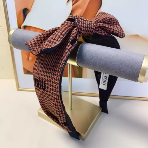 Replica MIU MIU Headband For Women #1372966 $25.00 USD for Wholesale