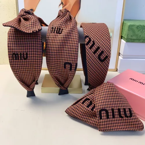Replica MIU MIU Headband For Women #1372967 $25.00 USD for Wholesale