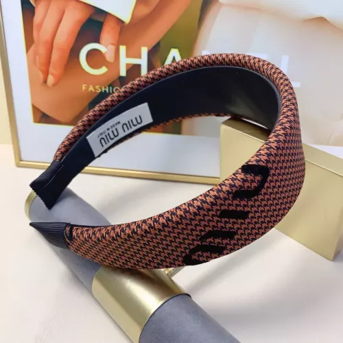 Replica MIU MIU Headband For Women #1372968 $25.00 USD for Wholesale
