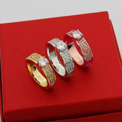 Replica Cartier Rings In Rose Gold #1372990 $25.00 USD for Wholesale