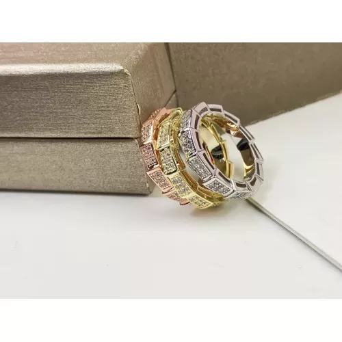 Replica Bvlgari Rings In Rose Gold For Women #1373073 $25.00 USD for Wholesale
