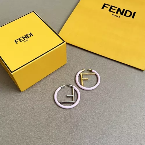Replica Fendi Earrings For Women #1373079 $34.00 USD for Wholesale