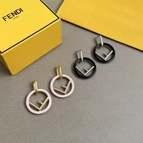 Replica Fendi Earrings For Women #1373080 $34.00 USD for Wholesale