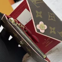 $32.00 USD Louis Vuitton LV Wallets In Red #1364193