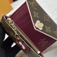 $32.00 USD Louis Vuitton LV Wallets In Burgundy #1364196