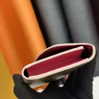 $34.00 USD Louis Vuitton LV Wallets In Rose Red #1364201