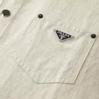 $88.00 USD Prada Shirts Long Sleeved For Men #1364841