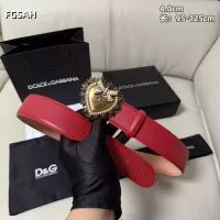 $72.00 USD Dolce & Gabbana D&G AAA Quality Belts For Unisex #1365300