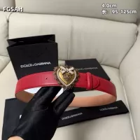 $72.00 USD Dolce & Gabbana D&G AAA Quality Belts For Unisex #1365300