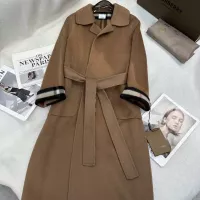 $297.52 USD Burberry Coats Long Sleeved For Women #1366335