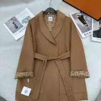 $297.52 USD Hermes Coat Long Sleeved For Women #1366337
