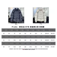 $225.00 USD Prada Down Feather Coat Long Sleeved For Unisex #1366581