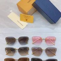 $60.00 USD Louis Vuitton AAA Quality Sunglasses #1366842