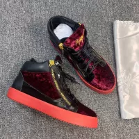 $98.00 USD Giuseppe Zanotti High Tops Shoes For Women #1368339