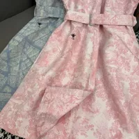 $82.00 USD Christian Dior Dresses Short Sleeved For Women #1370630