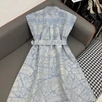 $82.00 USD Christian Dior Dresses Short Sleeved For Women #1370631
