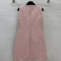 $128.00 USD Chanel Dresses Sleeveless For Women #1370638