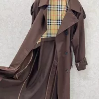 $160.00 USD Burberry Trench Coat Long Sleeved For Women #1370673