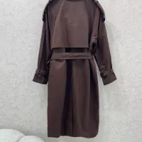 $160.00 USD Burberry Trench Coat Long Sleeved For Women #1370673