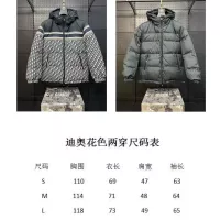 $162.00 USD Christian Dior Down Feather Coat Long Sleeved For Unisex #1371096