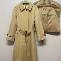 $192.00 USD Burberry Trench Coat Long Sleeved For Women #1371109