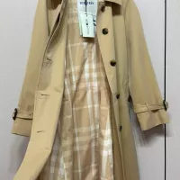 $192.00 USD Burberry Trench Coat Long Sleeved For Women #1371109