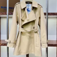 $172.00 USD Burberry Trench Coat Long Sleeved For Women #1371111