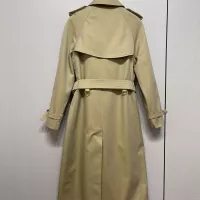 $160.00 USD Burberry Trench Coat Long Sleeved For Women #1371204
