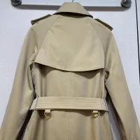 $160.00 USD Burberry Trench Coat Long Sleeved For Women #1371204