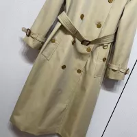 $160.00 USD Burberry Trench Coat Long Sleeved For Women #1371204