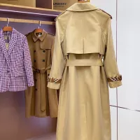 $170.00 USD Burberry Trench Coat Long Sleeved For Women #1371205