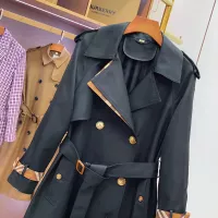 $170.00 USD Burberry Trench Coat Long Sleeved For Women #1371206