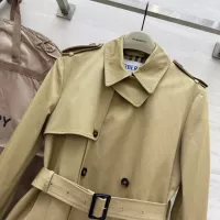 $160.00 USD Burberry Trench Coat Long Sleeved For Women #1371329